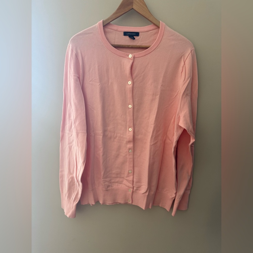 Lands’ End cardigan